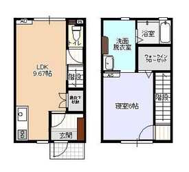 ビオラ上赤江の物件間取画像